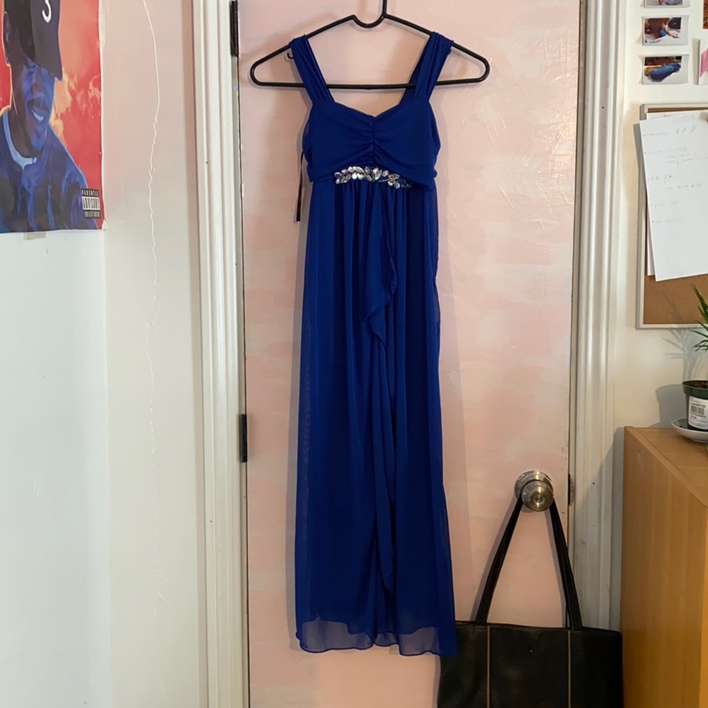 Royal Blue Gown Dress